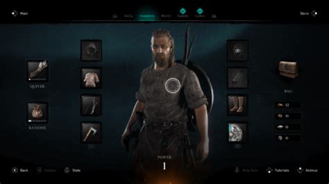 Assassins Creed Valhalla Interface In Game Video Game Ui