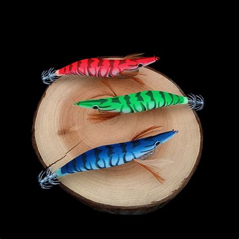 Pcs Jigs Octopus Lure Fishing Tackle Wood Shrimp Lures Bait