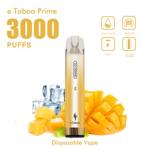 Authentic Etaboo Puffs Randm Disposable Vape Pen E Cigarette Rgb