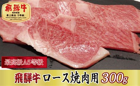 【最高級a5等級】飛騨牛ロース焼肉用300g（岐阜県関ケ原町） ふるさと納税サイト「ふるさとプレミアム」