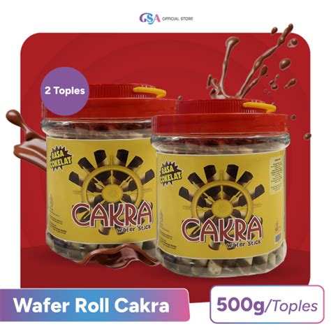 Jual Cakra Wafer Stick Roll Chocolate Toples X Gr Kg Astor Coklat