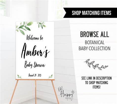 Botanical 10 Baby Shower Games Baby Shower Games Printable Etsy