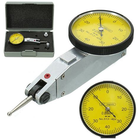 Precision Dial Test Indicator Level Gauge Metric Scale Dovetail Rails 0