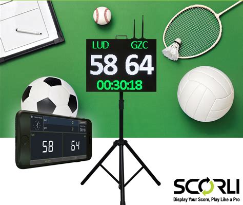 Portable Wireless Multisport Scoreboard