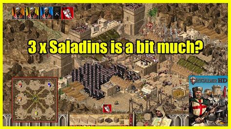 Stronghold Crusader HD 38 The Assassins GAMEPLAY First Edition