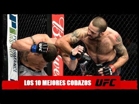 Los Mejores Codazos De Ufc Youtube