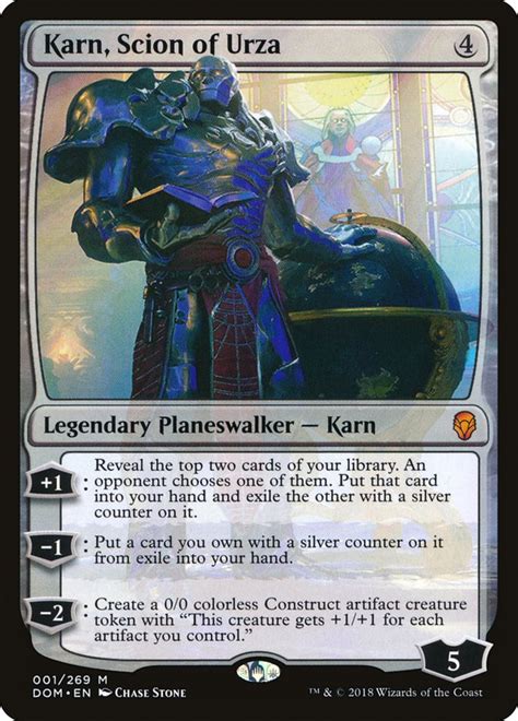 Karn Scion Of Urza Dominaria Mtg Print