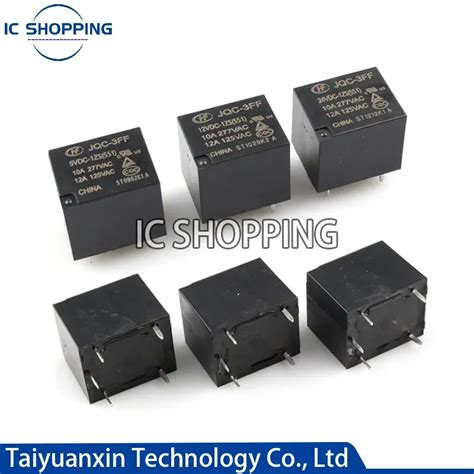 Pcs A Relay Hf Ff Jqc Ff Vdc Zs Vdc Zs Vdc Zs Pin Dip