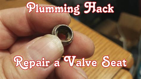 How To Repair A Faucet Valve Seat Youtube