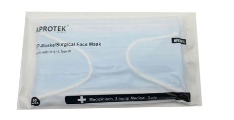 Aprotek Type Iir Medizinische Op Maske St Karton X Er