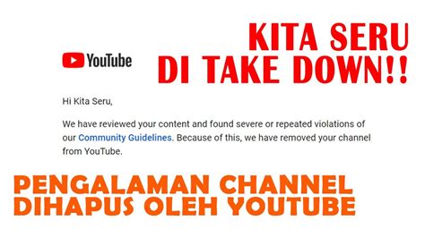 Cara Mengembalikan Channel Yang Dihapus Dari Youtube Pengalaman