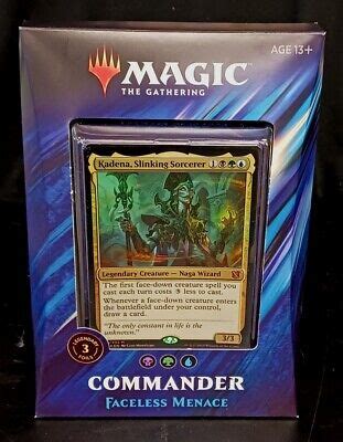 Magic The Gathering MTG COMMANDER FACELESS MENACE Theme Deck NEW Sealed