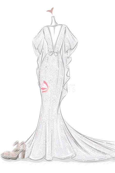 Mermaid Dress Sketch At Explore Collection Of Mermaid Dress Sketch