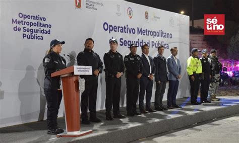 Operativo Metropolitano de Seguridad Pública en San Mateo Atenco Un