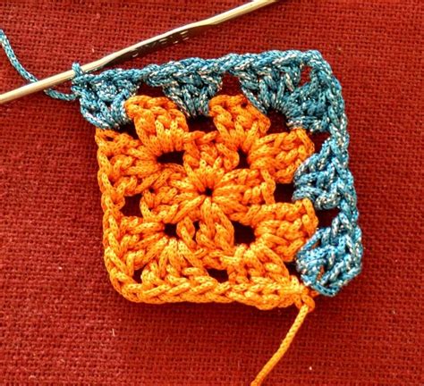 Crochet Kalaakari Mitered Granny Square Free Pattern Granny Square