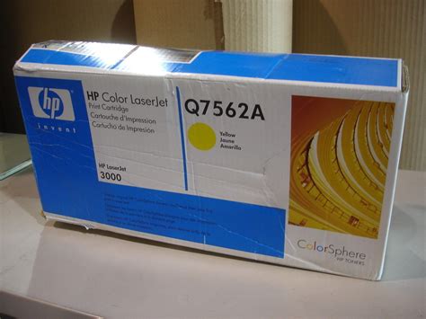 Hp Hewlett Packard Q7562a Yellow Toner For The Laserjet 2700 And 3000 314a Ebay