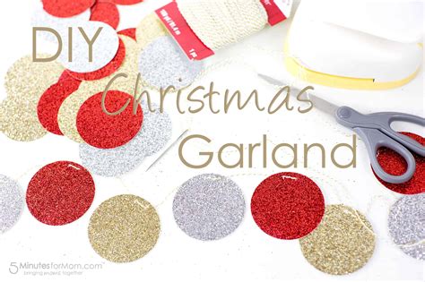 DIY Christmas Garland So Easy To Make 5 Minutes For Mom