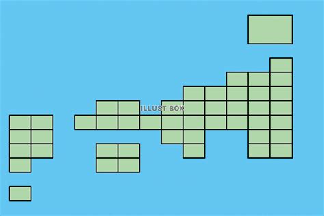 無料イラスト 47都道府県マップ