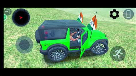 Dollar Song पर Modified Mahindra Green Thar क Stunt offroad Village