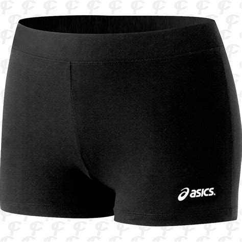 Asics Low Cut Womens Spandex Volleyball Shorts 25 Inseam Bt752 Free