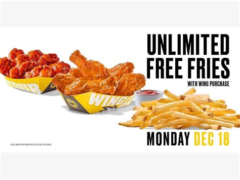 Free Unlimited Fries At Buffalo Wild Wings Monday Bridgewater Nj Patch