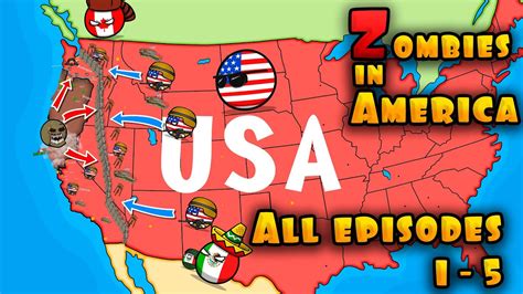 Zombies In America All Episodes Countryballs Youtube