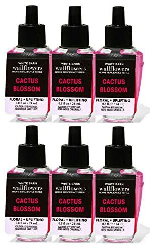 Bath and Body Works 6 Pack, Cactus Blossom Wallflowers ( 0.8 fl oz / 24 ...