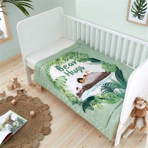 Jungle Book 4 Tog 100 Cotton Cot Quilt Dunelm