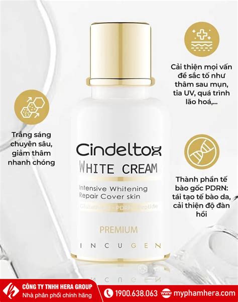 Kem DƯỠng TrẮng Cindel Tox White Cream Premium