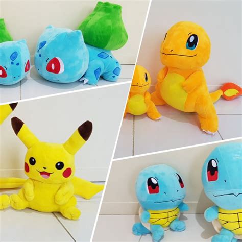 Jual Boneka Pokemon Pikachu Charmander Bulbasaur Squirtle Evee