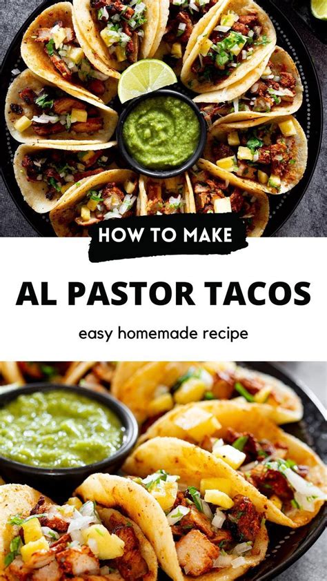 Authentic Tacos Al Pastor In 2024 Tacos Al Pastor Recipe Mexican Food Recipes Authentic