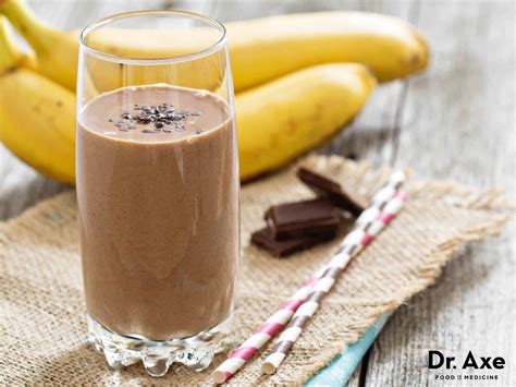 Chocolate Banana Nut Smoothie Recipe Dr Axe