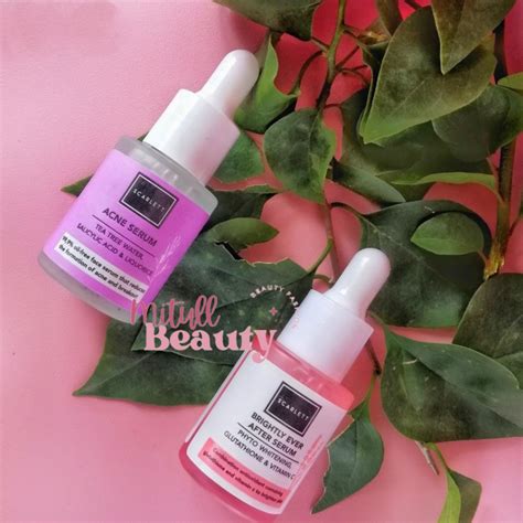 Jual Scarlett Whitening Acne Serum Cream Scarlet Whitening Brightly