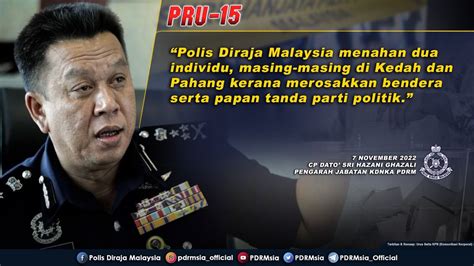 Polis Diraja M Sia On Twitter Pru Pdrm Tahan Dua Individu Kerana