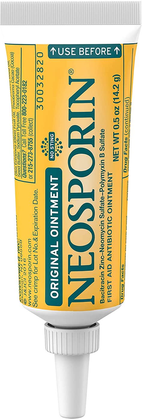 Amazon Neosporin Original First Aid Antibiotic Ointment With