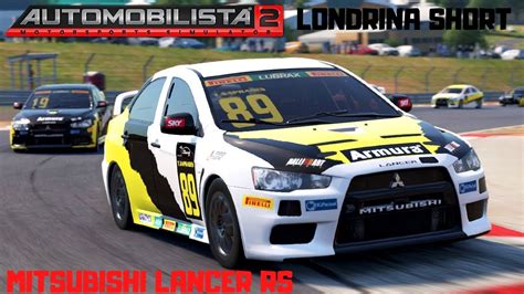 Automobilista Gameplay Mitsubishi Lancer Rs Londrina Short Youtube