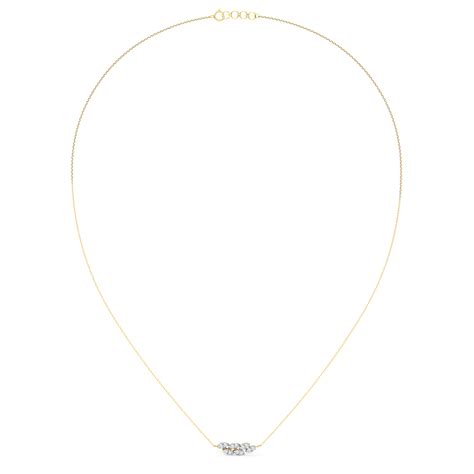 Buy Petals Cluster Diamond Necklace Online CaratLane