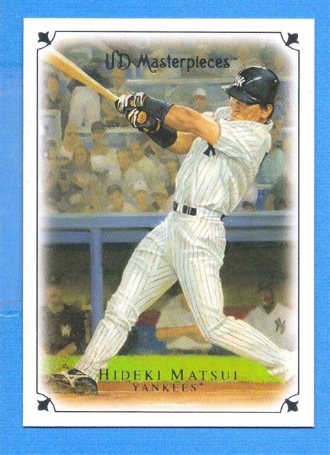 Upper Deck Masterpieces Glossy Hideki Matsui Yankees Ebay