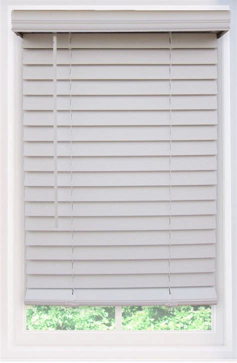 Aura Cordless 2 Faux Wood Blinds Window Blind Outlet