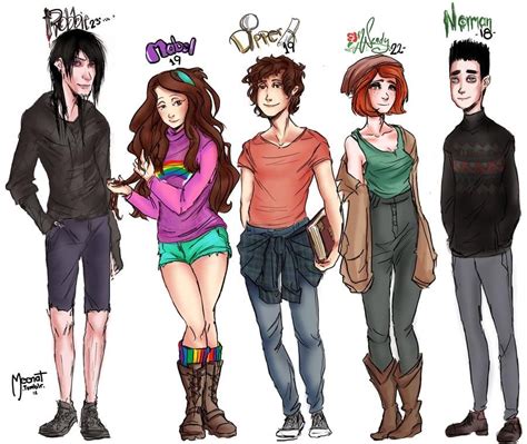 Grown-up Gravity falls plus Norman by Meenat on DeviantArt | Gravity ...