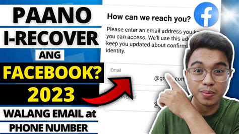 PAANO I RECOVER ANG FACEBOOK ACCOUNT 2023 HOW TO RECOVER FACEBOOK