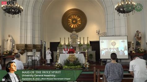 The LaSallian On Twitter HAPPENING NOW A Mass Of The Holy Spirit