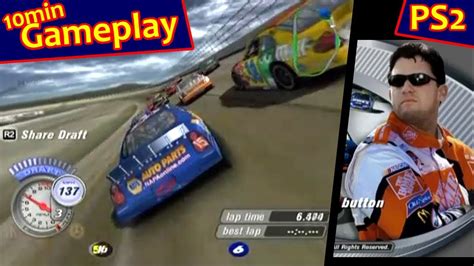 Nascar Thunder 2004 Ps2 Gameplay Youtube