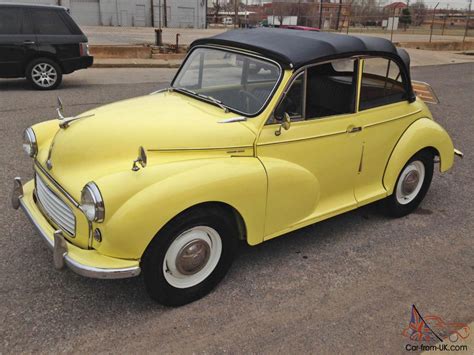 1959 Morris Minor Tourer Or Convertible Original Lhd Us Spec Car Restored