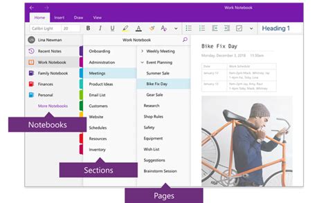 Onenote Notebooks Sections Pages Productivity Solutions By Auscomp