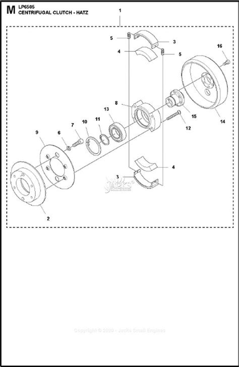 Centrifugal Clutch Parts Diagram