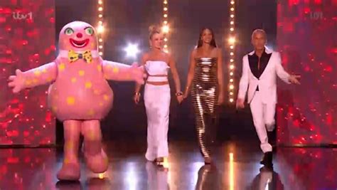 Bgt In Chaos As Mr Blobby Gatecrashes Semi Final And Simon Cowell