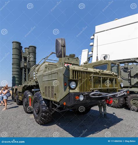 Launcher Of The Russian Anti Aircraft Missile System S 400 Triumph