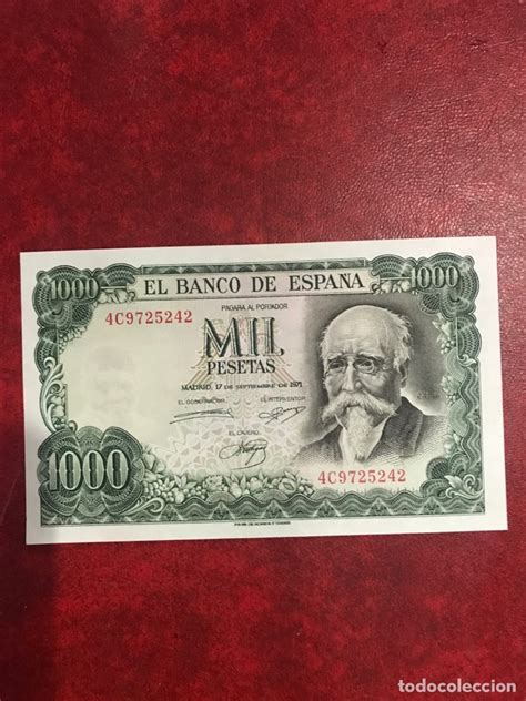 Billete De Espa A De De Pesetas Vendido En Subasta