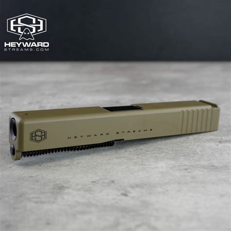 Complete Slide assembly for Glock 19 Gen 3, Model HS OEM, FDE, 9mm